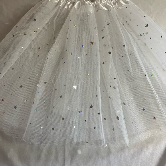 White Starry Kids Angel Costume - Picture 2 of 7